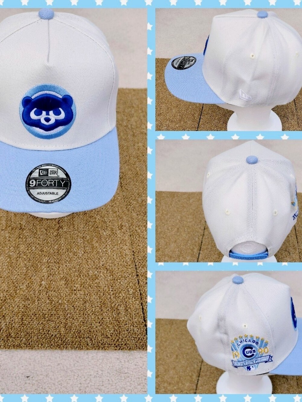 CHICAGO CUBS MLB BASEBALL SNAPBACK HAT.
